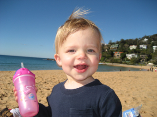 I don't care if it is pink, I like this cup. Check out the scenery.